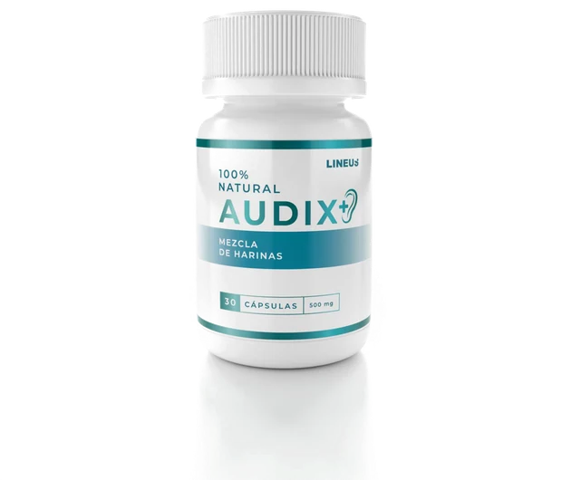 Frasco de Audix de LINEUS: 30 cápsulas de 500 mg